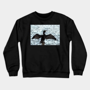 Great black cormorant Crewneck Sweatshirt